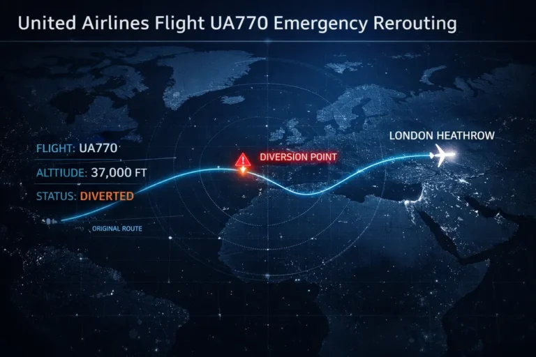 United Airlines Flight UA770 Emergency Rerouting United Airlines Flight UA770 Emergency Rerouting
