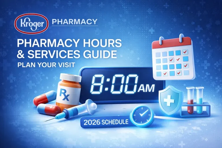Kroger Pharmacy Hours 2026: Schedule, Holiday Timing, Services, and How to Avoid Delays
